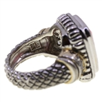 WOMEN'S STERLING SILVER QUARTZ FASHION RING