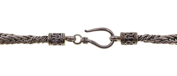 STERLING SILVER FOXTAIL LINK CHAIN