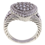 STERLING SILVER JUDITH RIPKA CZ HEART FASHION RING