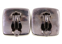 STERLING SILVER SIMON SEBBAG CLIP-ON EARRINGS