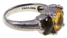 STERLING SILVER JUDITH RIPKA TOURMALINE FASHION RING