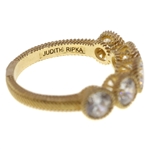 STERLING SILVER VERMEIL JUDITH RIPKA CZ FASHION BAND 