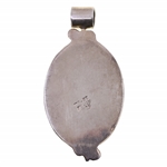 STERLING SILVER TAXCO TURQUOISE PENDANT