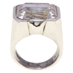 STERLING SILVER CUBIC ZIRCONIA FASHION RING