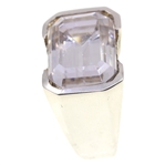 STERLING SILVER CUBIC ZIRCONIA FASHION RING