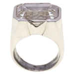 STERLING SILVER CUBIC ZIRCONIA FASHION RING