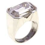 STERLING SILVER CUBIC ZIRCONIA FASHION RING