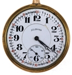 MEN'S ILLINOIS BUNN SPECIAL RAILROAD GRADE POCKET WATCH
