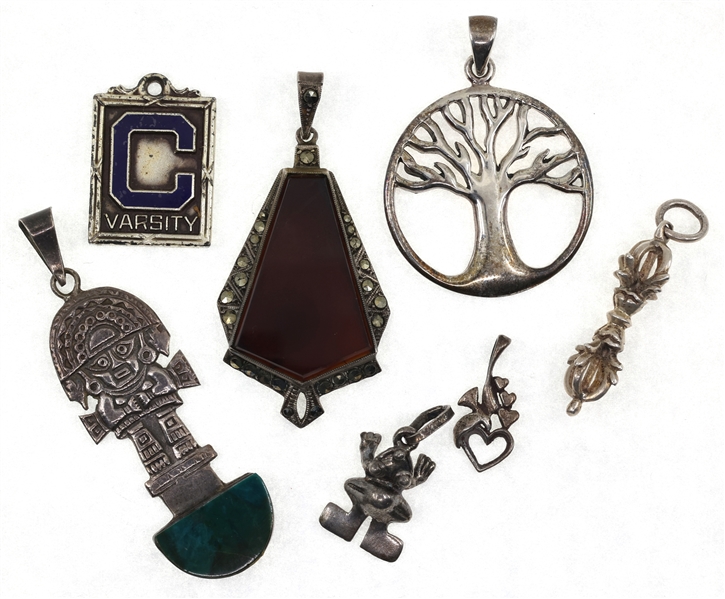 STERLING SILVER PENDANTS & CHARMS 