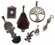 STERLING SILVER PENDANTS & CHARMS 