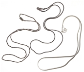 STERLING SILVER CHAINS & NECKLACE