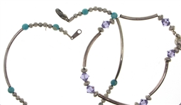 STERLING SILVER BRACELETS & ANKLET