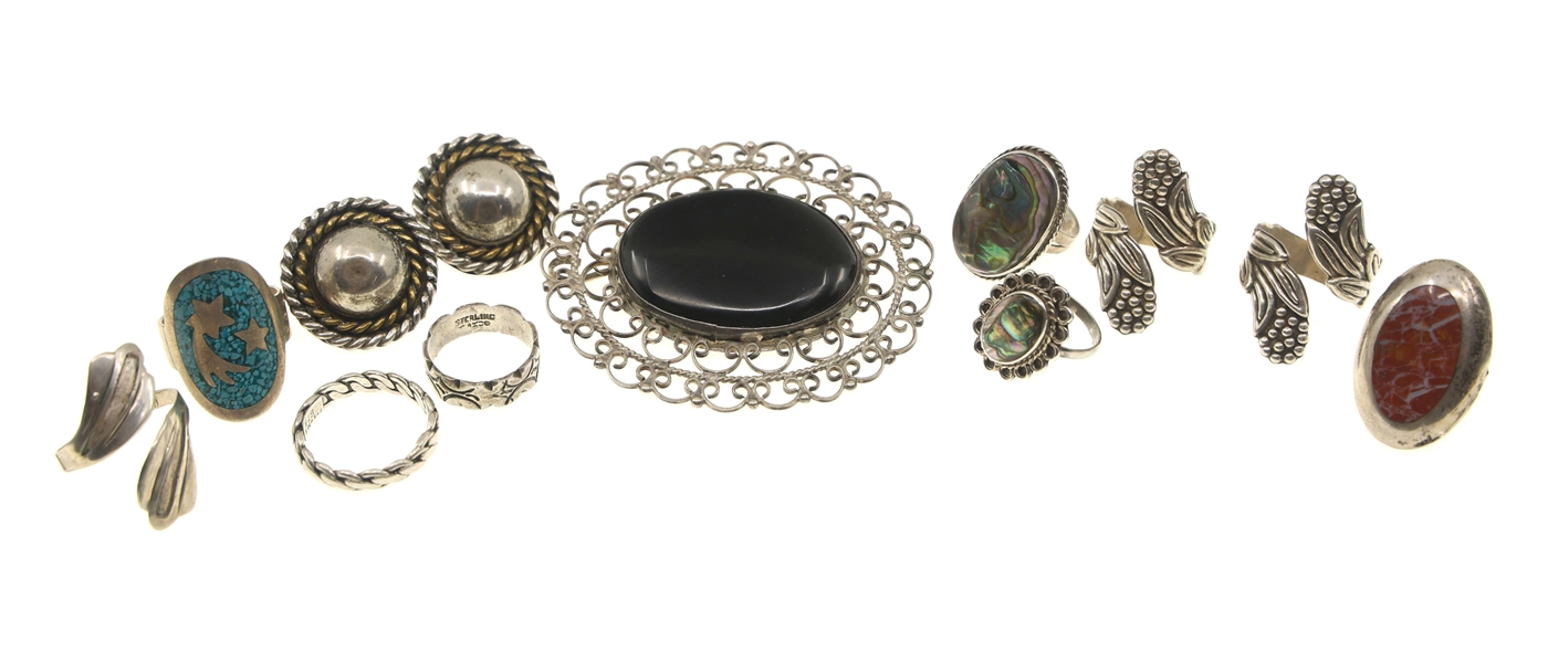 STERLING SILVER TAXCO JEWELRY
