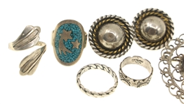 STERLING SILVER TAXCO JEWELRY