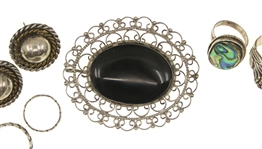 STERLING SILVER TAXCO JEWELRY