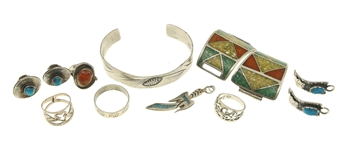 STERLING SILVER SIGNED JEWELRY