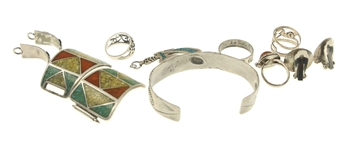 STERLING SILVER SIGNED JEWELRY