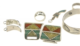 STERLING SILVER SIGNED JEWELRY