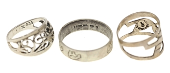 STERLING SILVER SIGNED JEWELRY