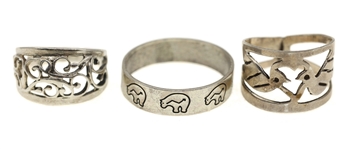 STERLING SILVER SIGNED JEWELRY