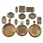GOLD-FILLED WRIST & POCKET WATCH CASES