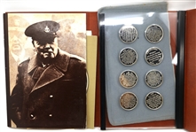 ROYAL MINT & AMEX .925 SILVER COMMEMORATIVE MEDAL SET 