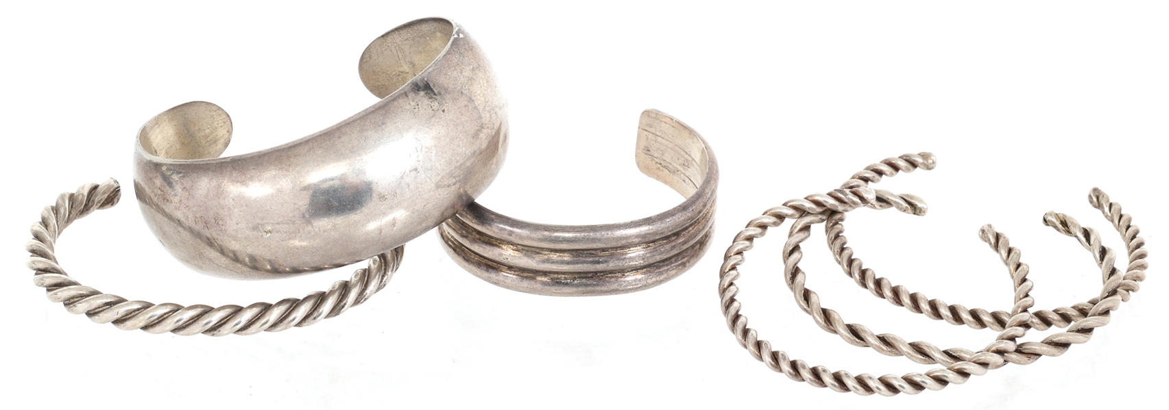 STERLING SILVER CUFF BRACELETS
