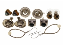 STERLING SILVER SOUTHWESTERN-STYLE FASHION JEWELRY