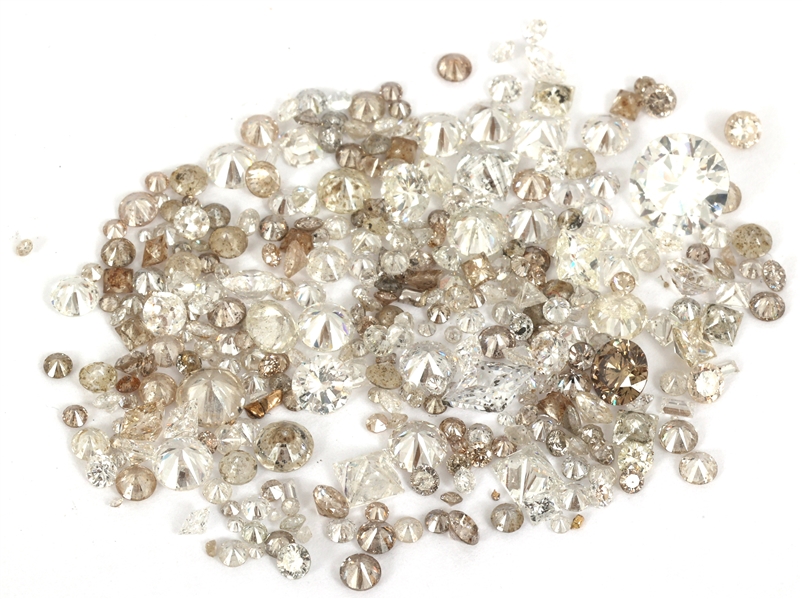 LOOSE DIAMONDS OF VARIOUS WEIGHT, CUT, COLOR, & CLARITY
