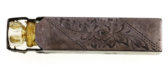 STERLING SILVER JEWELRY & PERFUME BOTTLE CASE