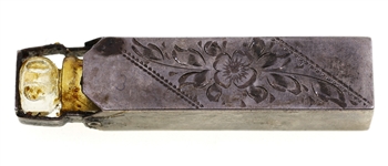 STERLING SILVER JEWELRY & PERFUME BOTTLE CASE