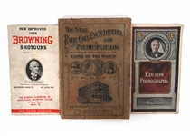 20TH C. SHOTGUN, COIN, & PHONOGRAPH CATALOGS