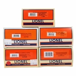 LIONEL O GAUGE TRAIN CARS - LOT OF 5