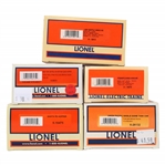 LIONEL O GAUGE TRAIN CARS - LOT OF 5