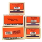 LIONEL O GAUGE TRAIN CARS - LOT OF 5