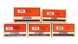 LIONEL O GAUGE TRAIN CARS - LOT OF 5