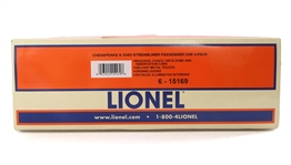 LIONEL O GAUGE CHESAPEAKE & OHIO PASSENGER CAR 4-PACK