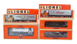 LIONEL O GAUGE TRAIN CARS - LOT OF 5