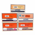 LIONEL O GAUGE TRAIN CARS - LOT OF 5