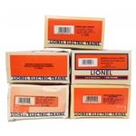 LIONEL O GAUGE TRAIN CARS - LOT OF 5