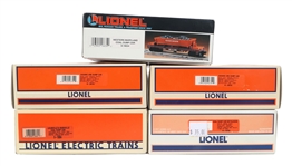 LIONEL O GAUGE TRAIN CARS - LOT OF 5