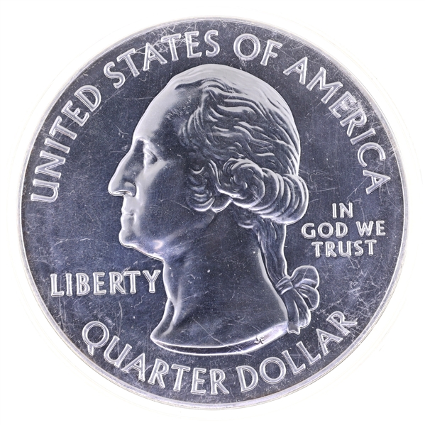 US .999 SILVER 5 OZ 2011 MONTANA STATE QUARTER