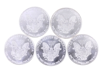 HIGHLAND MINT .999 SILVER 1 OZ WALKING LIBERTY ROUNDS