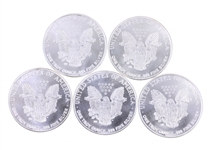 HIGHLAND MINT .999 SILVER 1 OZ WALKING LIBERTY ROUNDS