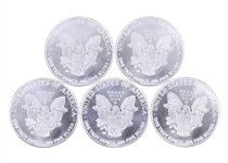 HIGHLAND MINT .999 SILVER 1 OZ WALKING LIBERTY ROUNDS