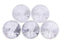 HIGHLAND MINT .999 SILVER 1 OZ WALKING LIBERTY ROUNDS