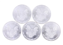 HIGHLAND MINT .999 SILVER 1 OZ WALKING LIBERTY ROUNDS