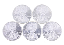 HIGHLAND MINT .999 SILVER 1 OZ WALKING LIBERTY ROUNDS