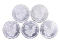 HIGHLAND MINT .999 SILVER 1 OZ WALKING LIBERTY ROUNDS