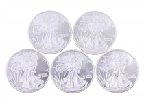 HIGHLAND MINT .999 SILVER 1 OZ WALKING LIBERTY ROUNDS